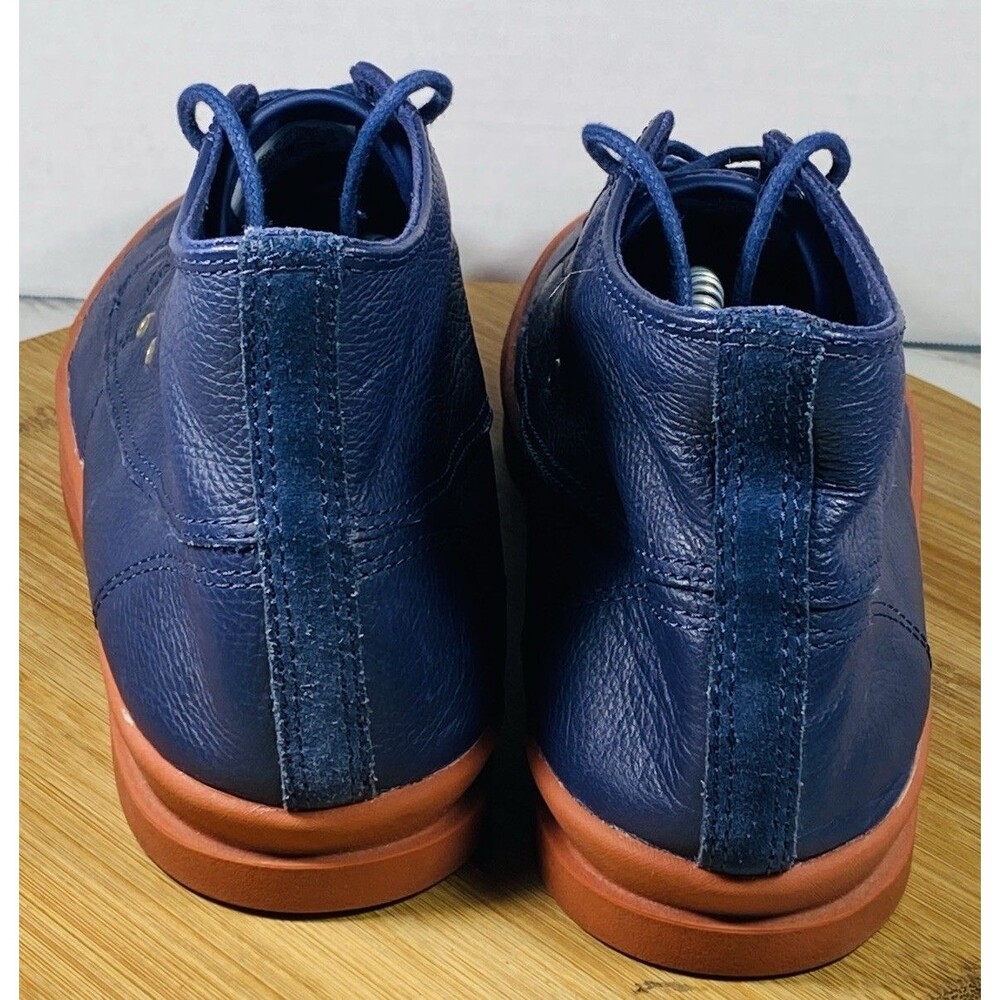converse jack purcell leather High Top Sneakers Blue Sz Men10.5 Wo 12 - Picture 4 of 7